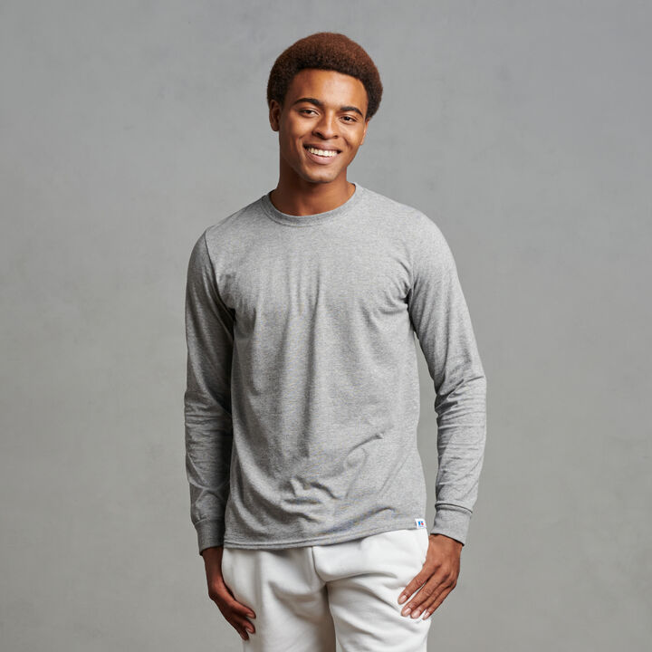 bekendtskab Vil Forud type Men's Cotton Performance Long Sleeve T-Shirt