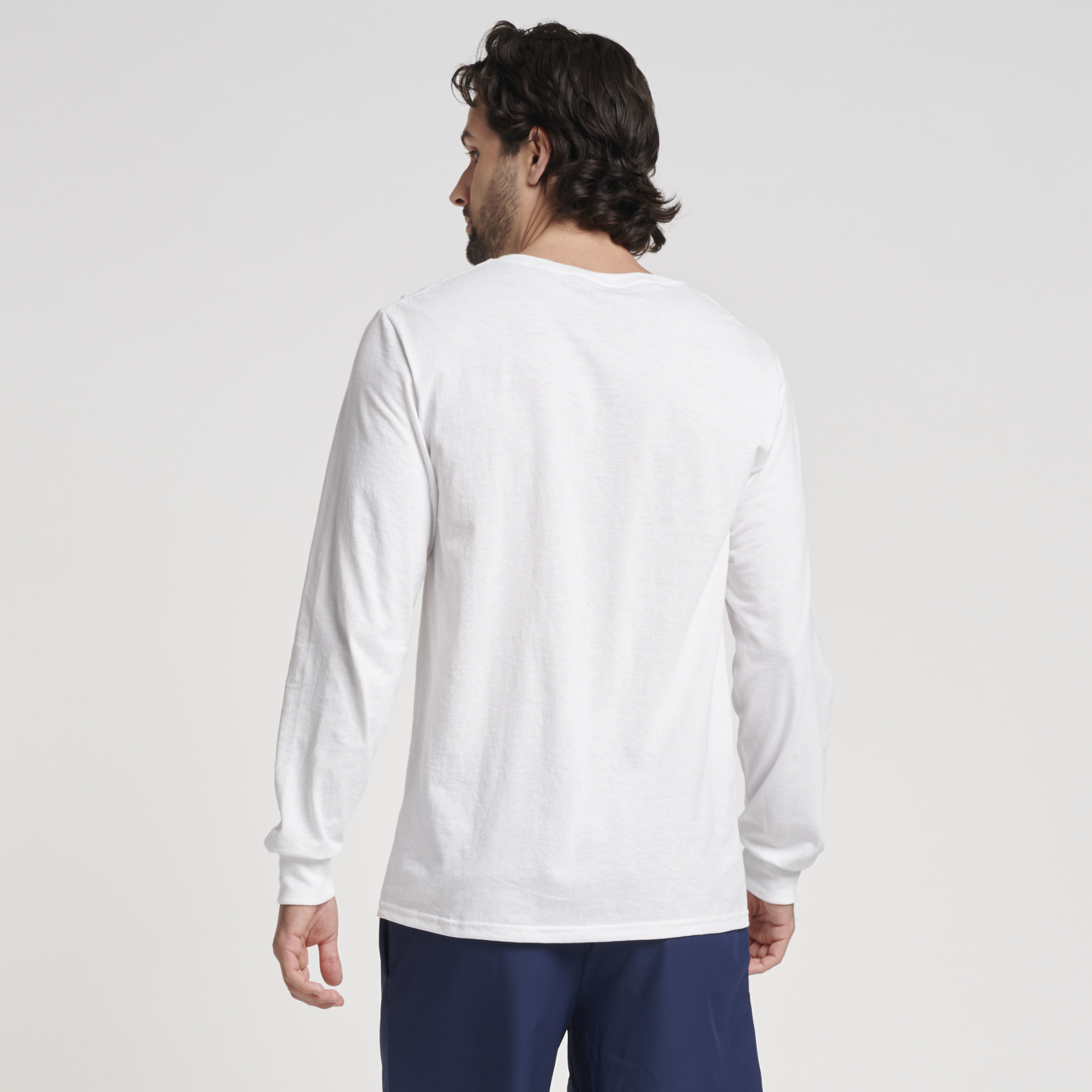 Men's Cotton Performance Long Sleeve T-Shirt