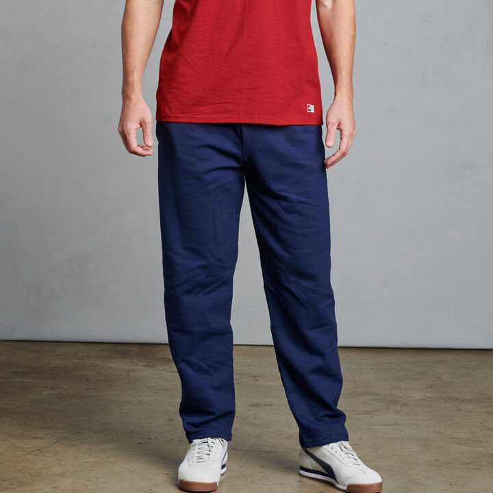 Men's Cotton Joggers Athletic Sweatpants with Pockets - Navy / S