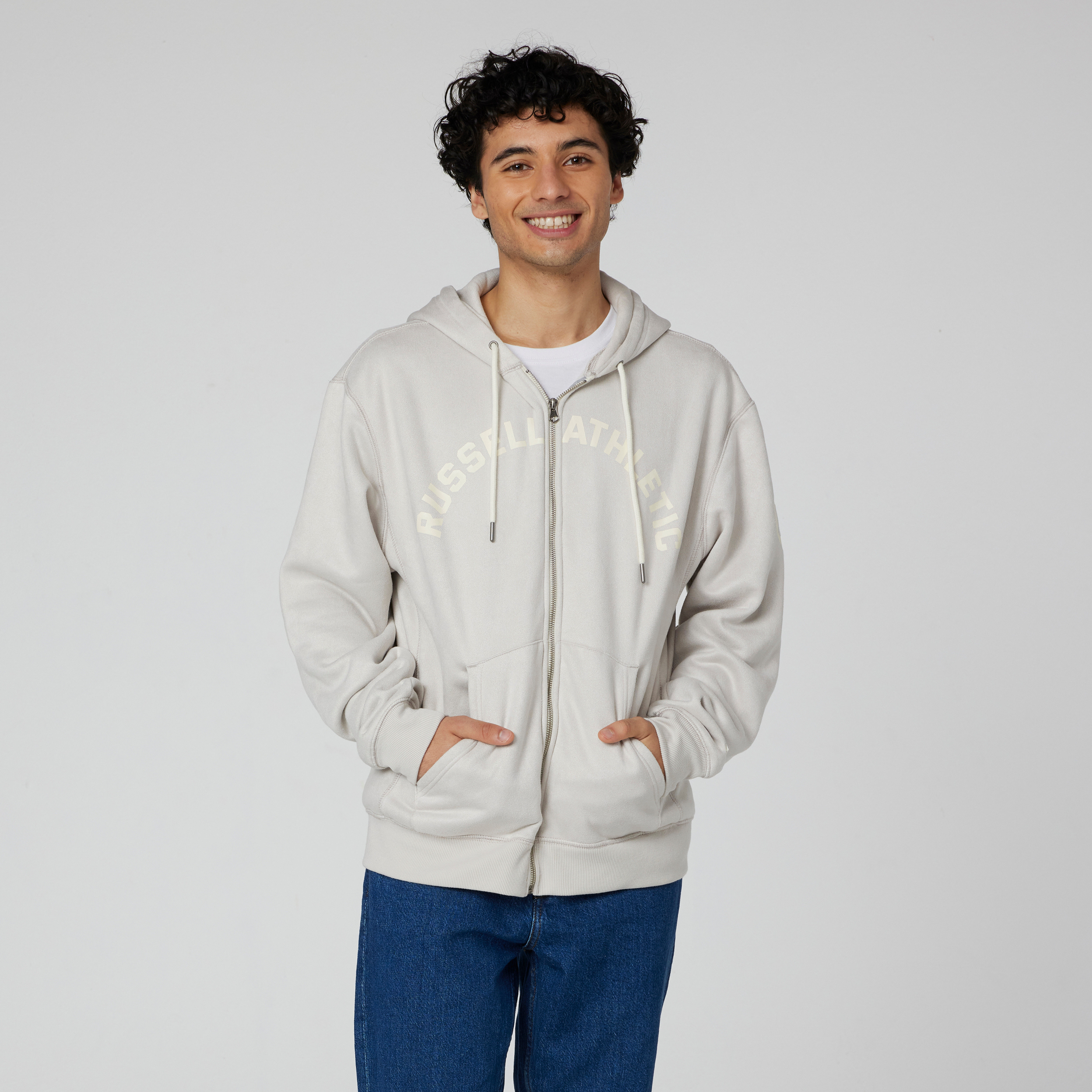 Russell Athletic Men's Arch Graphic Zip Hoodie l Russell Athletic.com