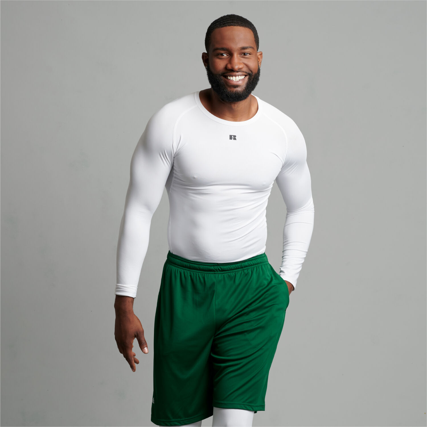 Men's Long Sleeve Top, Men's Gym Workout Top