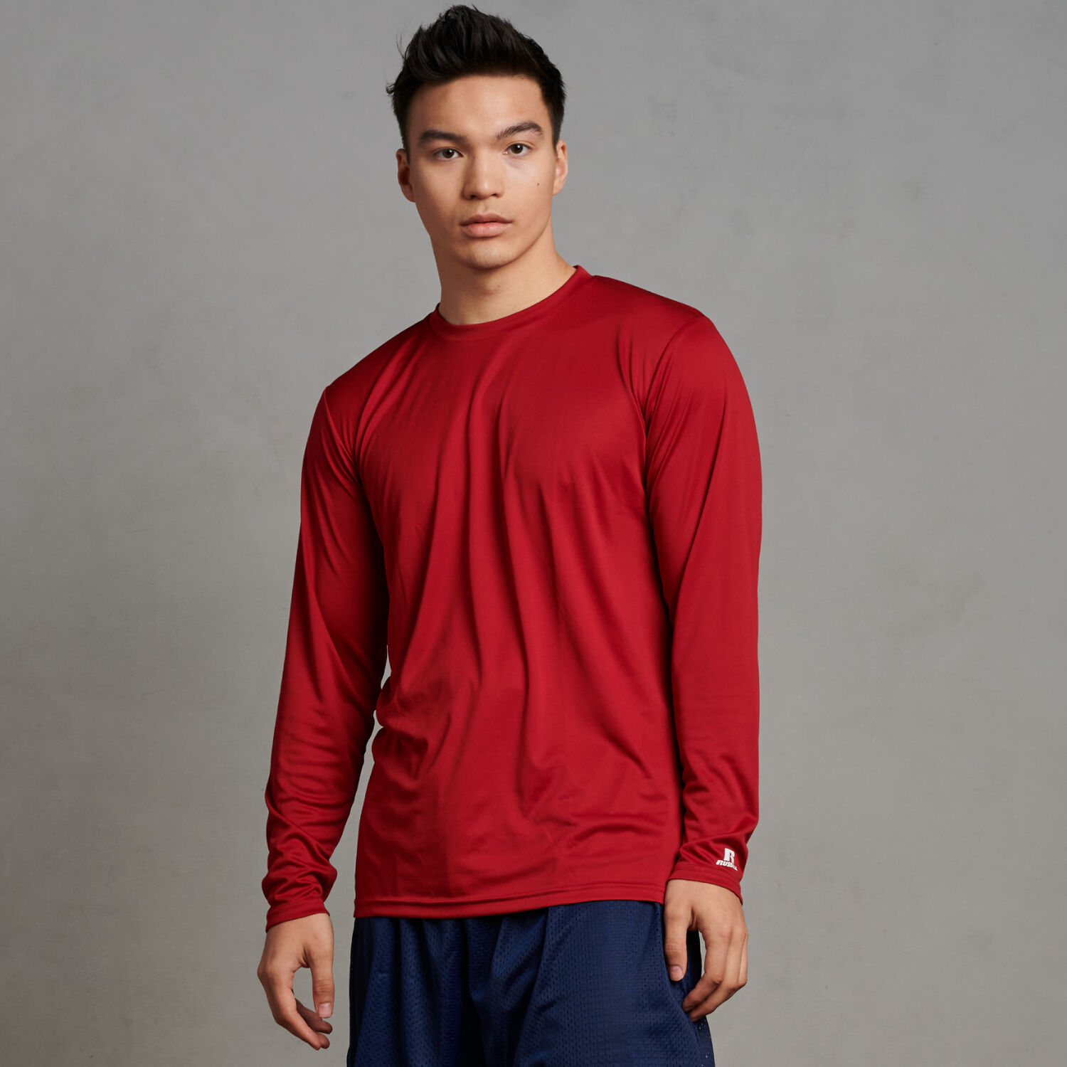 Russell Athletic 631X2M Core Long Sleeve Performance Tee - True Red - M